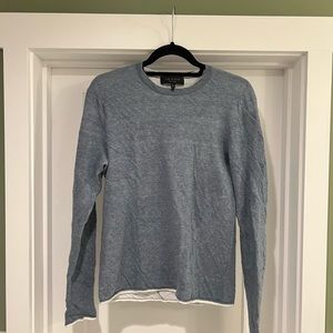Rag and bone sweater in blue and white size L in great condition